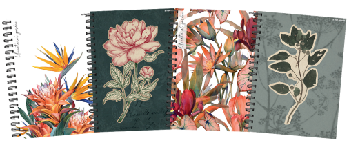 KOŁOZESZYT TOP 2000 FLOWERS A5/100K KRATKA