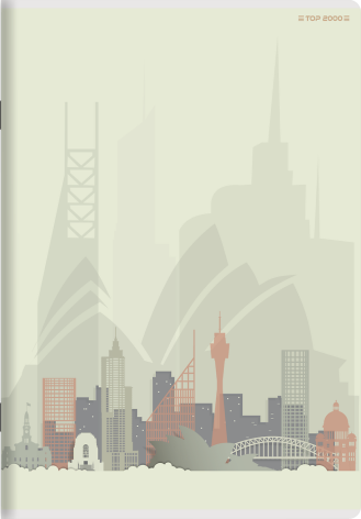 ZESZYT TOP 2000 CITY/GRADIENT A5/60K LINIA Z MARGINESEM