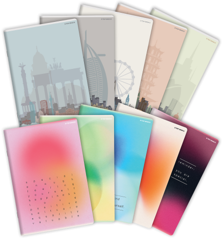 ZESZYT TOP 2000 CITY/GRADIENT A5/96K KRATKA Z MARGINESEM