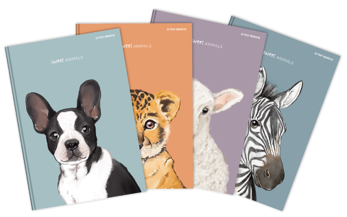 BRULION TOP 2000 SWEET ANIMAL A5/96K KRATKA Z MARGINESEM