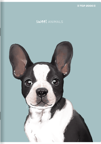 ZESZYT TOP 2000 SWEET ANIMAL A4/60K GŁADKI