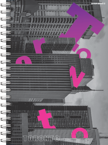 KOŁOZESZYT TOP 2000 CITY A4/100K KRATKA