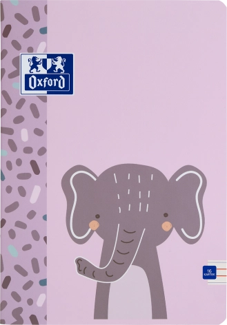 ZESZYT OXFORD KIDS A5/16K LINIA PODWÓJNA KOLOROWA