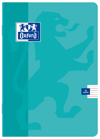 ZESZYT OXFORD SWEET A4/32K LINIA PODWÓJNA KOLOROWA