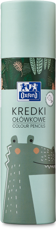 KREDKI OŁÓWKOWE W TUBIE OXFORD KIDS 24+2 KOLORY