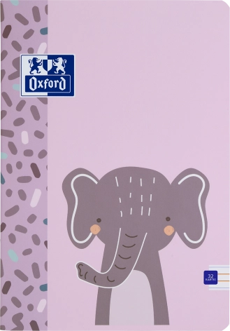 ZESZYT OXFORD KIDS A4/32K LINIA PODWÓJNA KOLOROWA