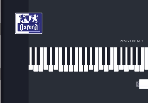 ZESZYT DO NUT OXFORD A5/16K PIĘCIOLINIA