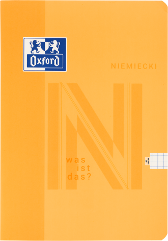 ZESZYT OXFORD J.NIEMIECKI A5/60K KRATKA Z MARGINESEM