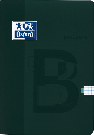 ZESZYT OXFORD BIOLOGIA A5/60K KRATKA Z MARGINESEM