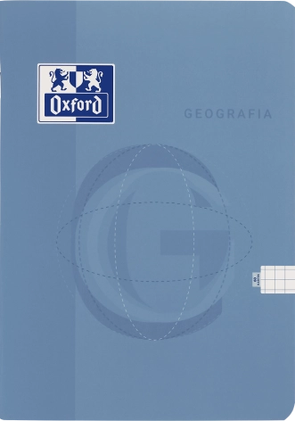 ZESZYT OXFORD GEOGRAFIA A5/60K KRATKA Z MARGINESEM