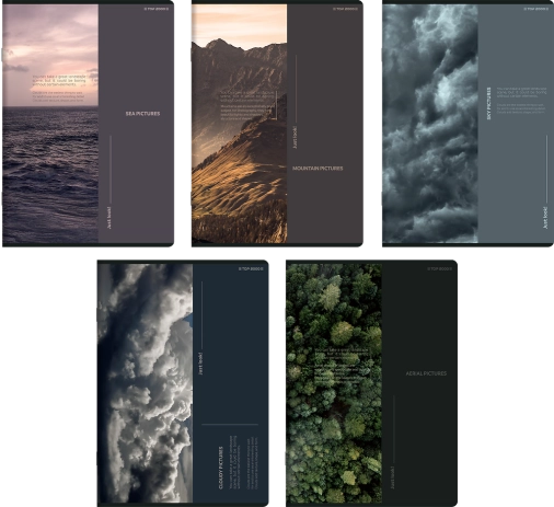 ZESZYT TOP 2000 BIRD'S EYE A5/60K LINIA Z MARGINESEM