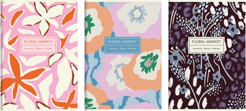 ZESZYT TOP 2000 FLORADELIC A4/60K KRATKA Z MARGINESEM