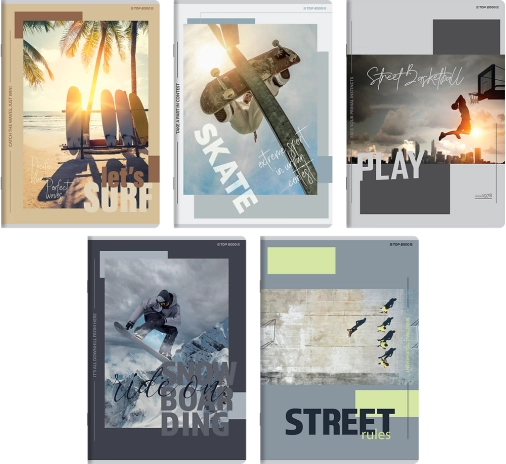 ZESZYT TOP 2000 POSTER A5/60K KRATKA Z MARGINESEM