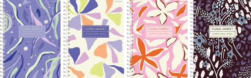 KOŁOZESZYT TOP 2000 FLORADELIC A5/80K KRATKA