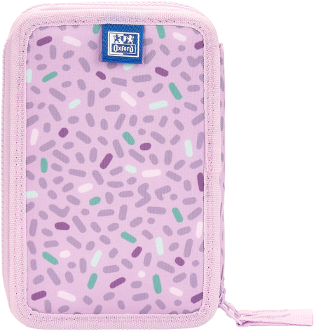PIÓRNIK 2-KOMOROWY OXFORD KIDS FIOLETOWY
