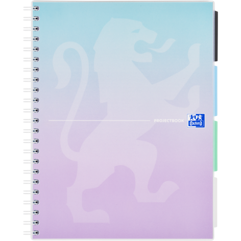 KOŁOZESZYT OXFORD GRADIENT PROJECTBOOK A4/80K PASTELOWY MIX