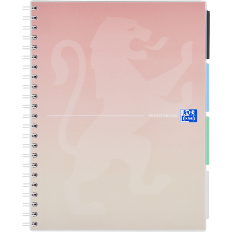 KOŁOZESZYT OXFORD GRADIENT PROJECTBOOK B5/80K PASTELOWY MIX