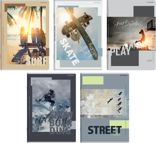 ZESZYT TOP 2000 POSTER A5/60K LINIA Z MARGINESEM