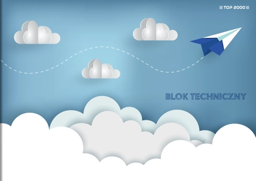 BLOK TECHNICZNY TOP 2000 BASIC A4/10K BIAŁY