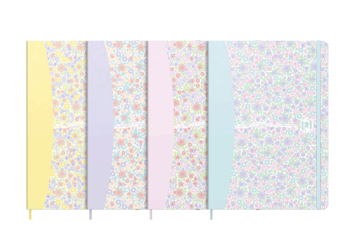 NOTATNIK OXFORD FLORAL A5/80K KRATKA