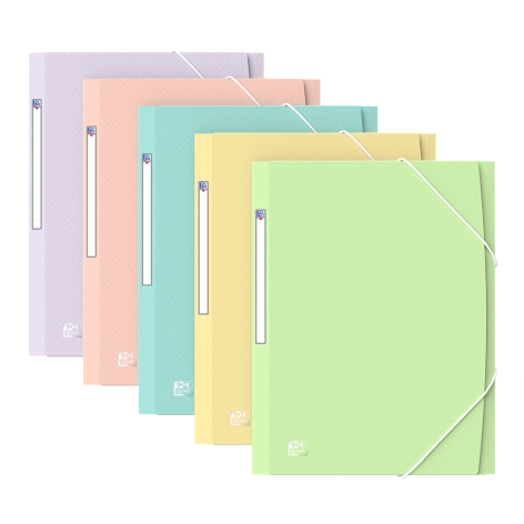 TECZKA Z GUMKĄ OXFORD URBAN PASTEL A4+