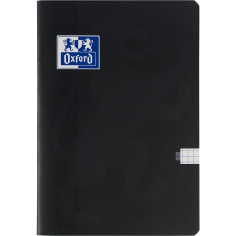 ZESZYT OXFORD ESSE A4/60K KRATKA Z MARGINESEM CZARNY