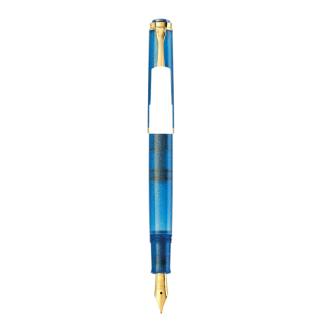 PIÓRO WIECZNE PELIKAN M200 EF GOLDEN LAPIS ETUI