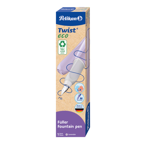 PIÓRO WIECZNE PELIKAN TWIST ECO STAL. M LAVENDER