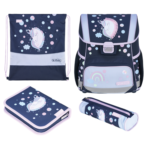 ZESTAW: TORNISTER HERLITZ LOOP PLUS UNICORN DREAMS