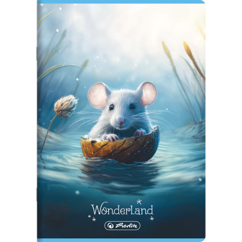 ZESZYT HERLITZ WONDERLAND A5/16K LINIA PODWÓJNA KOLOROWA