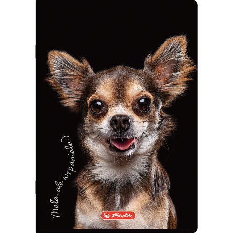 ZESZYT HERLITZ CRAZY ANIMAL A5/80K KRATKA Z MARGINESEM