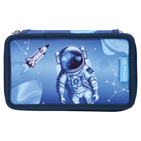 PIÓRNIK POTRÓJNY HERLITZ Z WYPOSAŻENIEM COSMIC EXPLORER