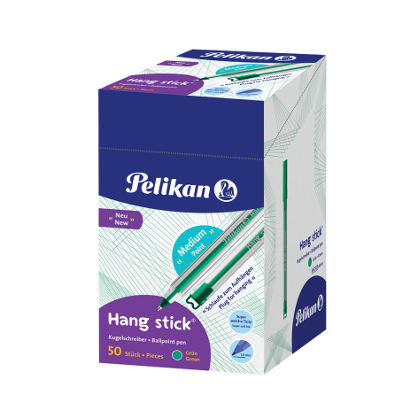 DŁUGOPIS PELIKAN HANG STICK K86 D(50) ZIELONY