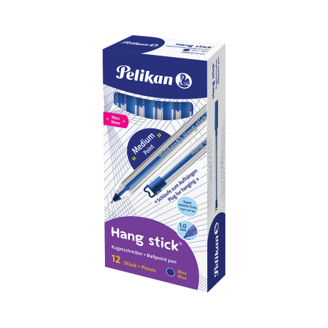 DŁUGOPIS PELIKAN HANG STICK K86 /12/ NIEBIESKI