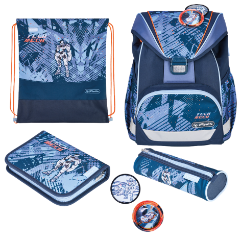 ZESTAW: TORNISTER HERLITZ ULTRALIGHT PLUS TECHMECH