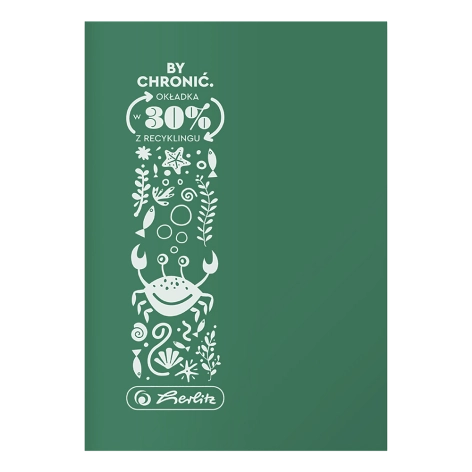 ZESZYT HERLITZ ECO PP OCEAN A5/32K KRATKA