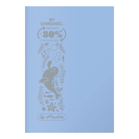 ZESZYT HERLITZ ECO PP PASTEL A5/32K KRATKA
