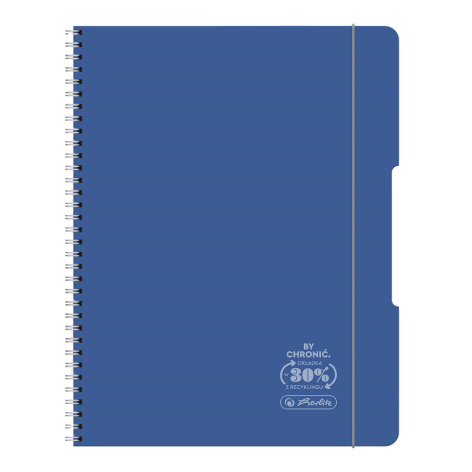 KOŁOZESZYT HERLITZ ECO PP OCEAN A4/80K KRATKA GRANATOWY