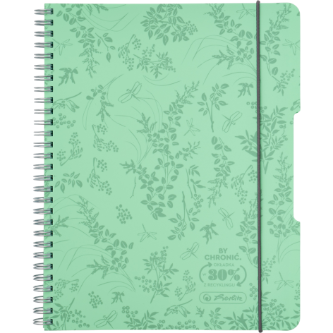 KOŁOZESZYT HERLITZ ECO PP PASTEL A4/80K KRATKA MIĘTOWY