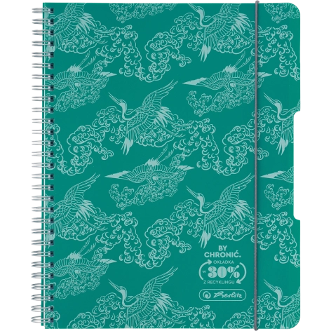 KOŁOZESZYT HERLITZ ECO PP COLORS B5/80K KRATKA TURKUSOWY