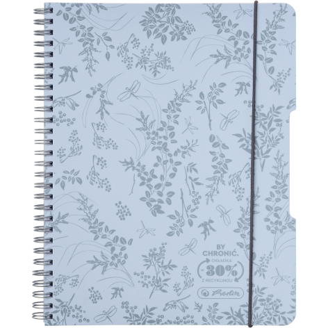 KOŁOZESZYT HERLITZ ECO PP PASTEL B5/80K KRATKA BŁĘKITNY