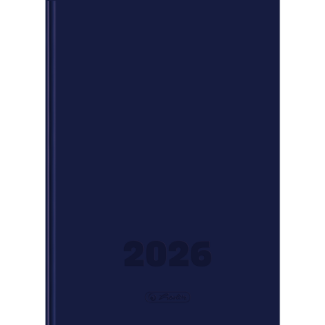 KALENDARZ SZEFA HERLITZ 2026 A4 DZIENNY GRANATOWY