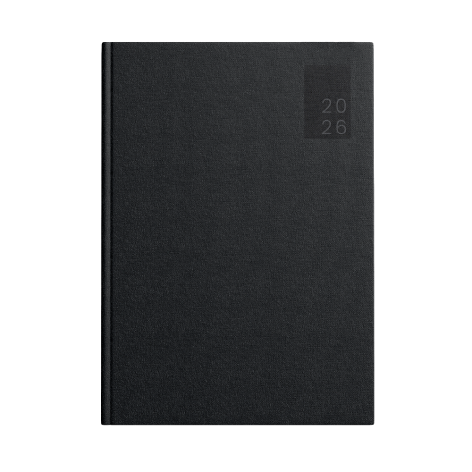 KALENDARZ TOP 2000 BASIC 2026 A5 DZIENNY CZARNY