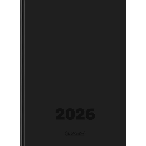 KALENDARZ SZEFA HERLITZ 2026 A5 DZIENNY CZARNY