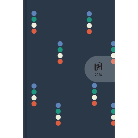 KALENDARZ OXFORD FORM 2026 A6 TYGODNIOWY MIX
