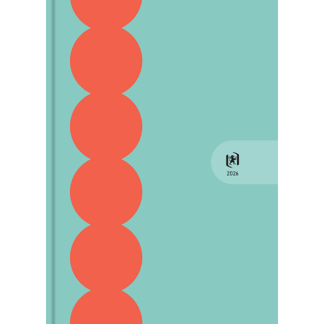 KALENDARZ OXFORD FORM 2026 A5 DZIENNY MIX