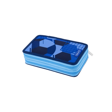 PIÓRNIK PODWÓJNY HERLITZ Z WYPOSAŻENIEM 23 CZ. BLUE GOAL