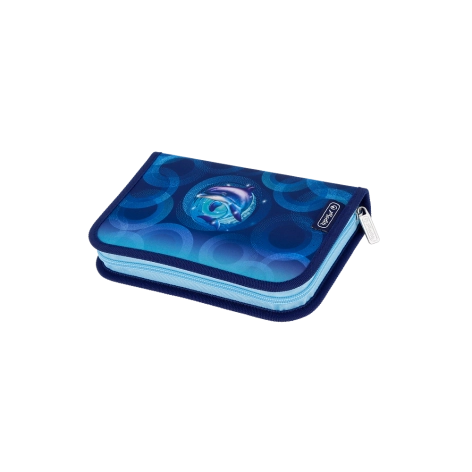 PIÓRNIK ROZKŁADANY HERLITZ 2 KLAPKI Z WYPOSAŻENIEM 31 CZ. DOLPHIN RIDE