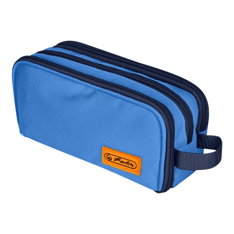 PIÓRNIK POTRÓJNY Z UCHWYTEM HERLITZ NEON NIEBIESKI