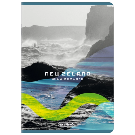 ZESZYT HERLITZ PREMIUM SOLARPUNK A5/60K KRATKA Z MARGINESEM